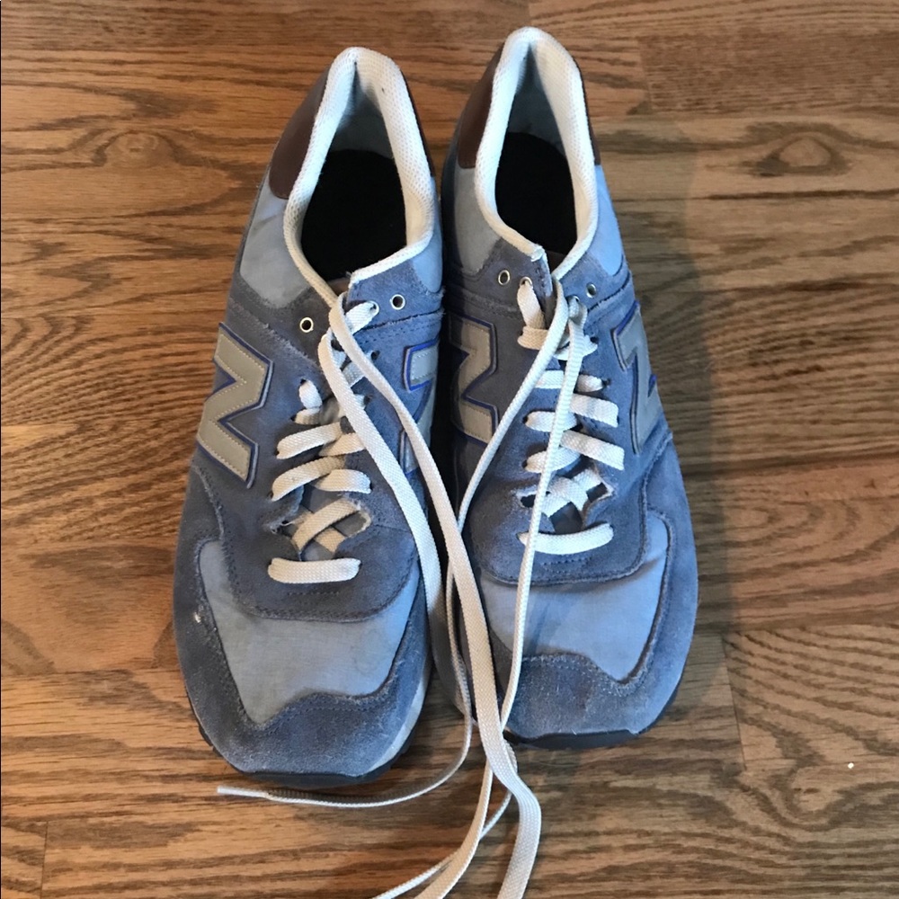 Men’s new balance blue and brown size 11 574 shoes